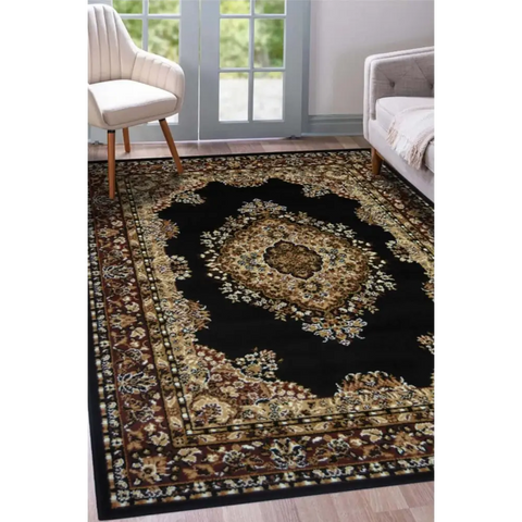 Maestro Traditional Black Rug | 4470 B11 - Rugs