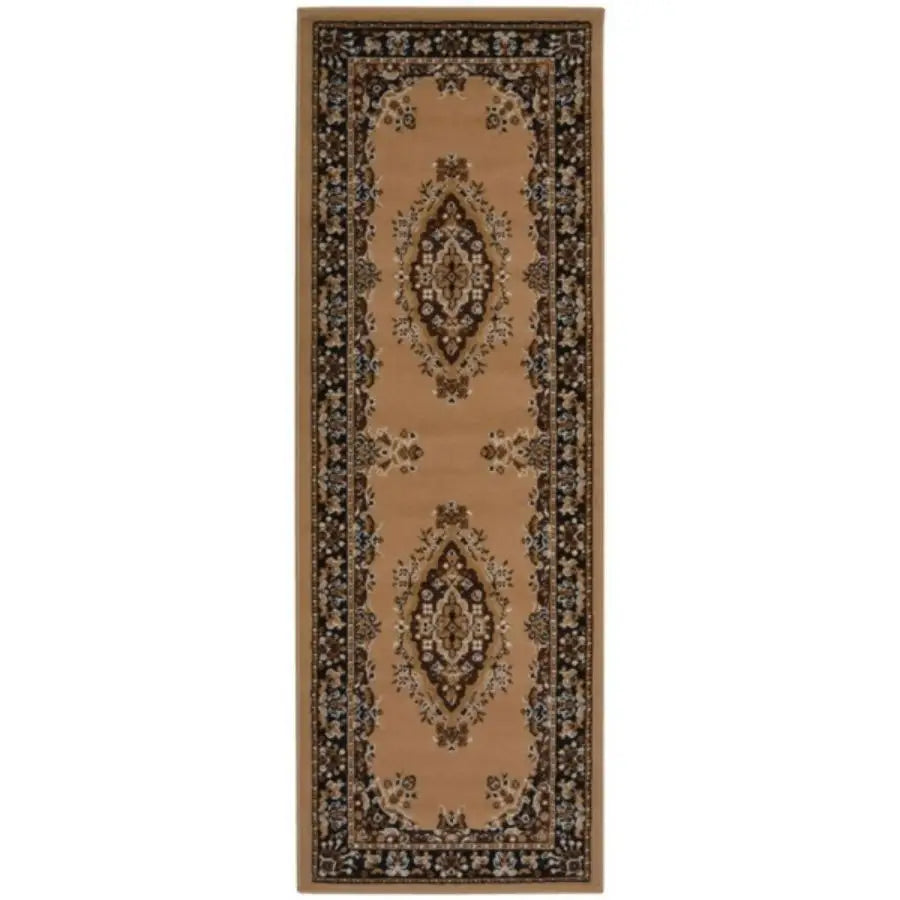 Maestro Traditional Brown Rug | 4470 B55 - 67X200 cm - Rugs
