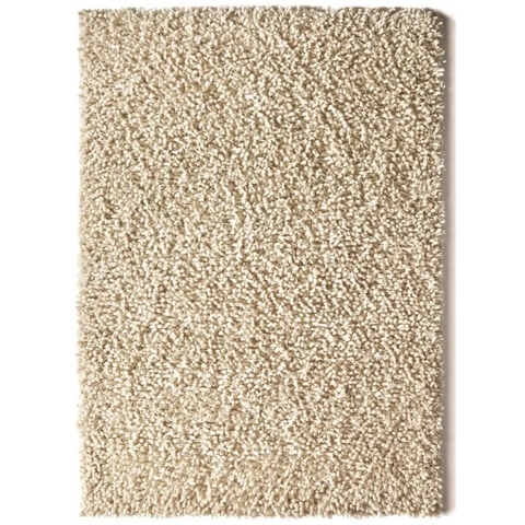 Maine Ivory Shaggy Pile Wool Rug - 120X170 cm - Rugs