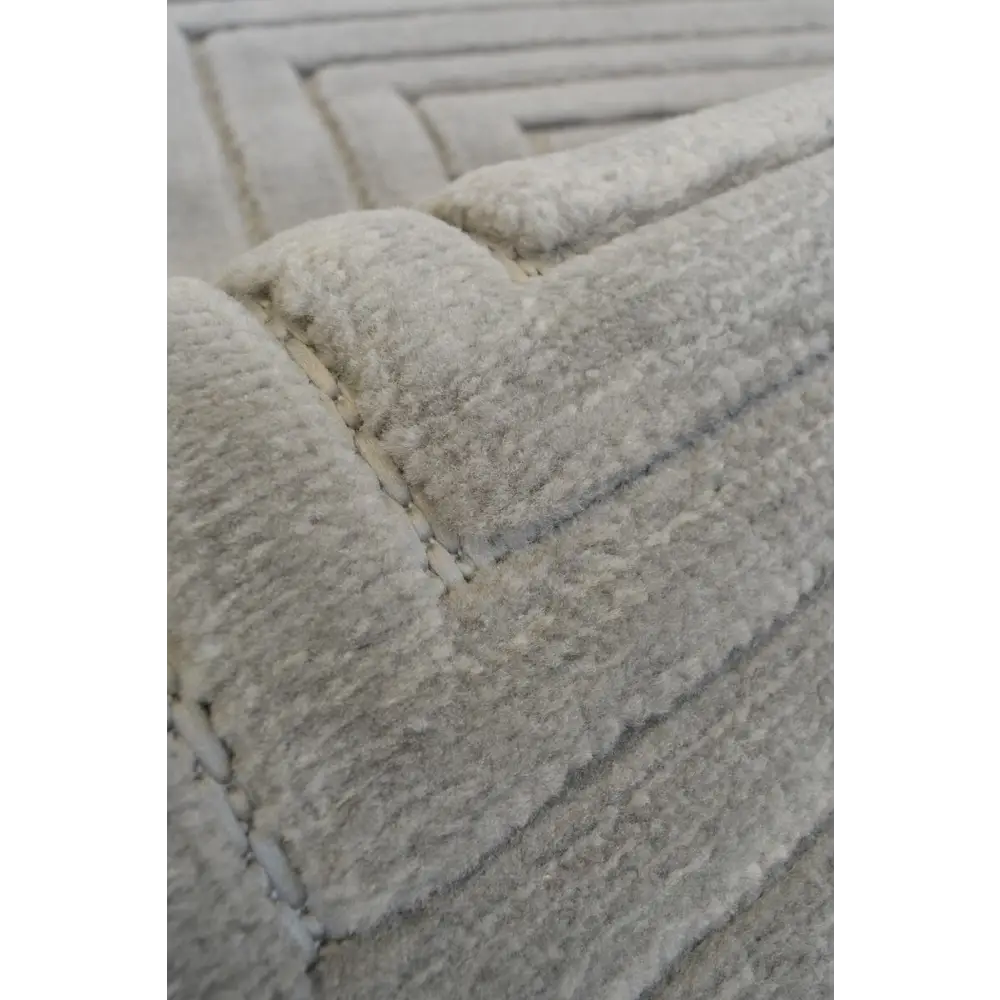 Malmo Maze Rug – Geometric 3D Textured Design - Rugs