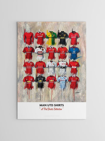 Manchester United FC A2 Signed Limited Edition Prints