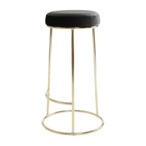 Manhattan Black Velvet Tall Bar Stool