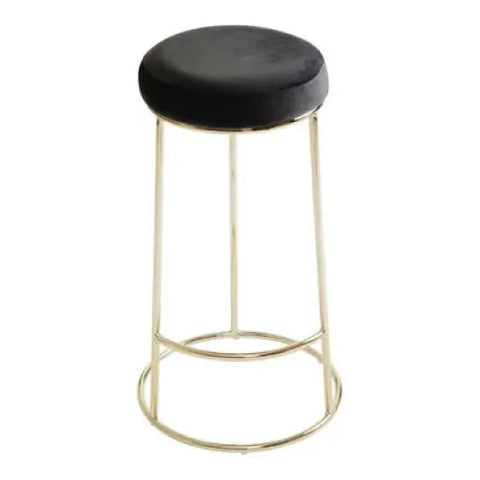 Manhattan Black Velvet Tall Bar Stool
