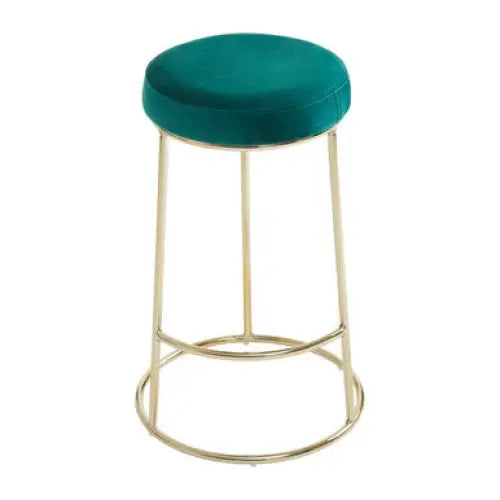 Manhattan Green Velvet Bar Stool