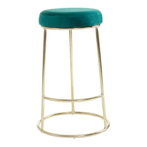 Manhattan Green Velvet Bar Stool