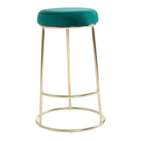 Manhattan Green Velvet Bar Stool