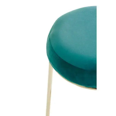 Manhattan Green Velvet Tall Bar Stool