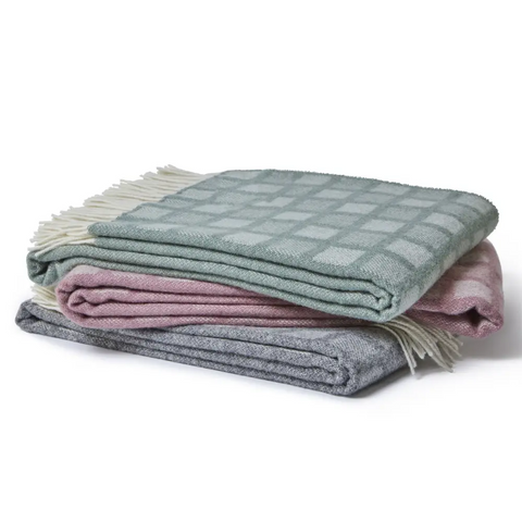 Manhattan Pure New Wool Throws - Throws & Blankets