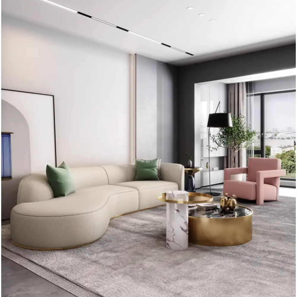 Mason Marble Coffee Table Set｜ DC Concept