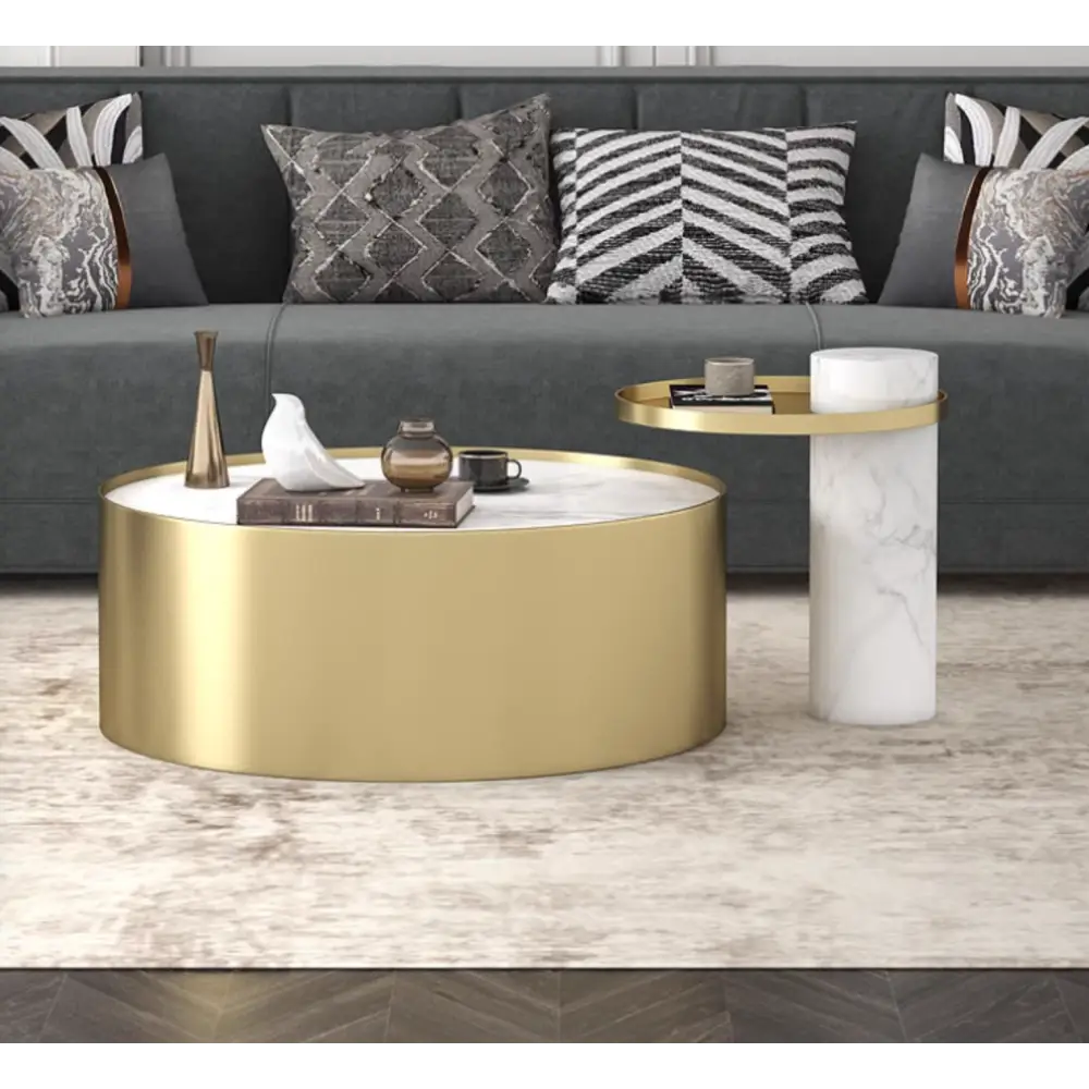 Mason Marble Coffee Table Set｜ DC Concept