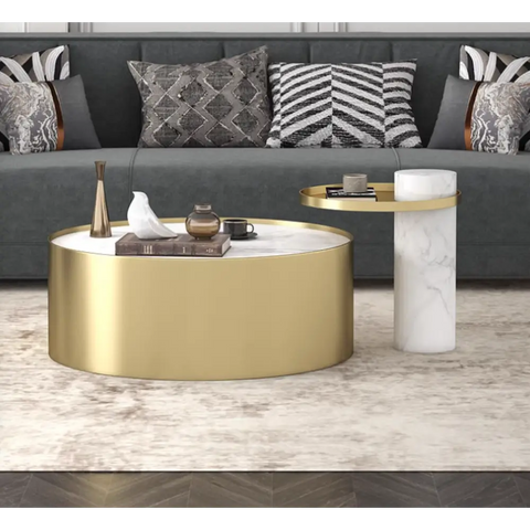 Mason Marble Coffee Table Set｜ DC Concept