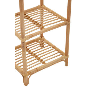 Mataram 3 Tier Natural Rattan Shelf Unit