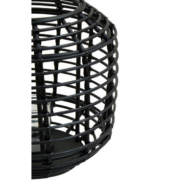 Mataram Black Rattan Lantern