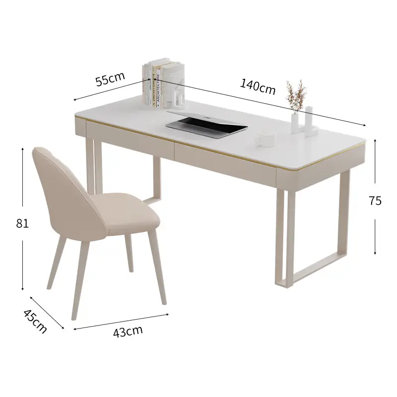 Max Office Desk - Sintered Stone｜ DC Concept