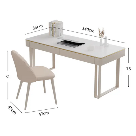 Max Office Desk - Sintered Stone｜ DC Concept