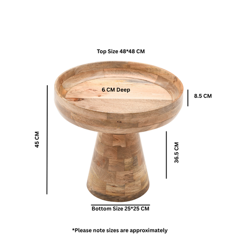 Merlin Mango Wood Bedside Table