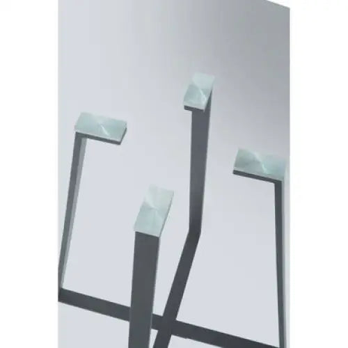 Metropolitan Matte Black Lattice Dining Table