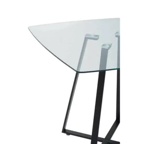 Metropolitan Square Matte Black Dining Table