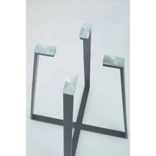 Metropolitan Square Matte Black Dining Table