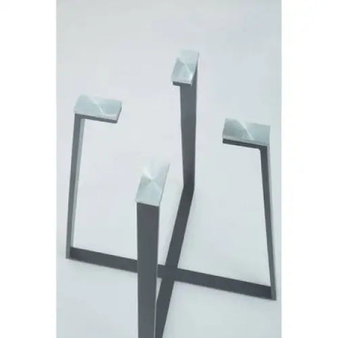 Metropolitan Square Matte Black Dining Table