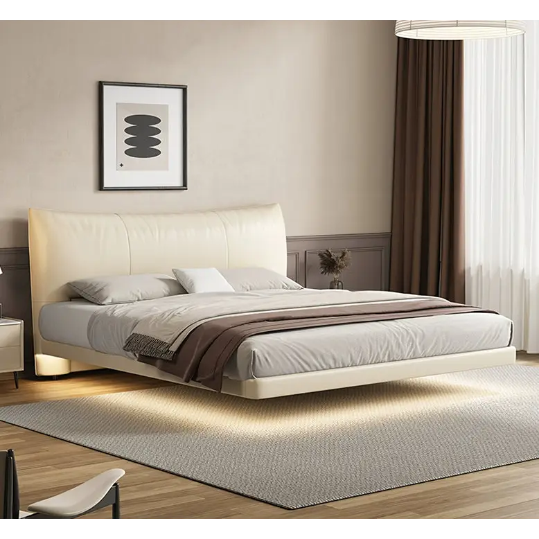 Mia Floating Bed King Size Super King Size Bed No Storage - bed