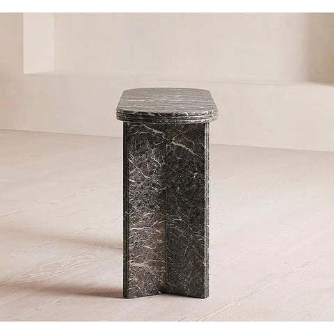 Midnight Luxe Console Table Marble