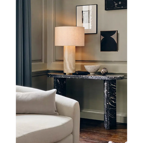Midnight Luxe Console Table Marble
