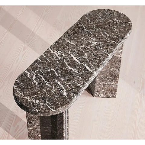 Midnight Luxe Console Table Marble