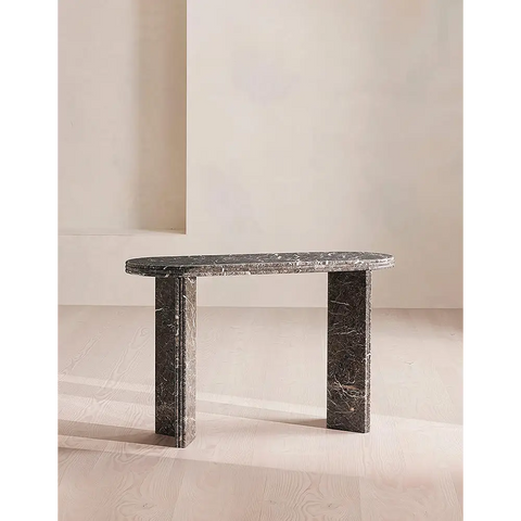 Midnight Luxe Console Table Marble