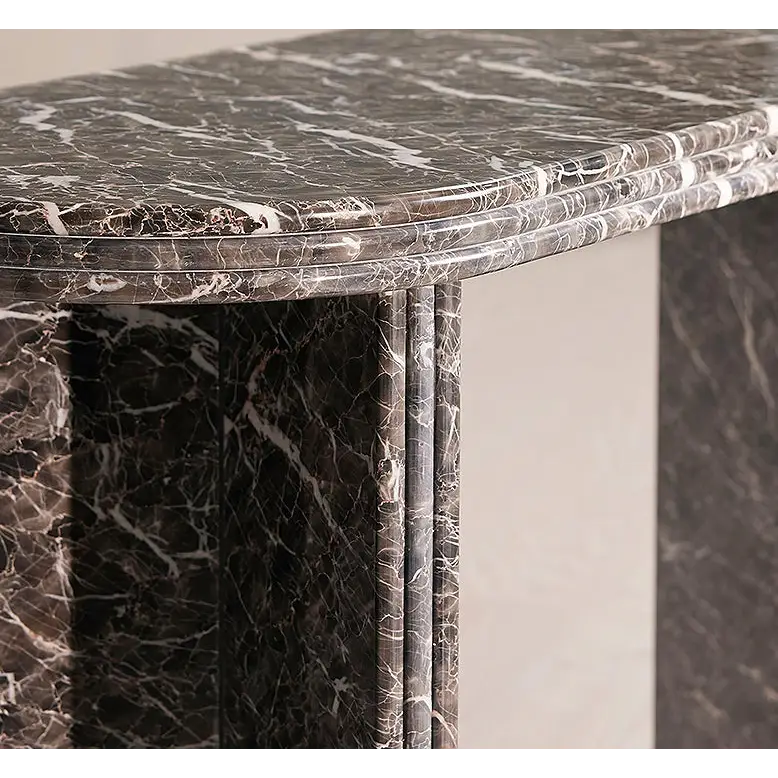 Midnight Luxe Console Table Marble