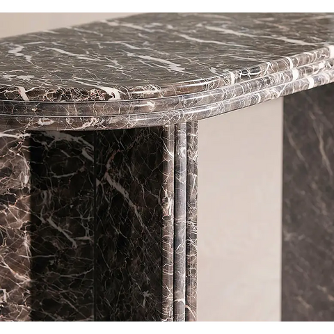 Midnight Luxe Console Table Marble