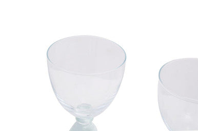 Clear cocktail glasses mila set of 2 with clear glass wine goblet featuring slender stem and rounded bowl