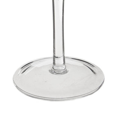 Clear glass base of mila set cocktail glasses 300ml with smooth circular design and subtle rim detailing