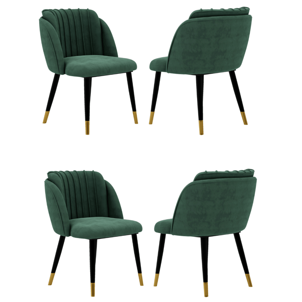 Milano velvet dining chair