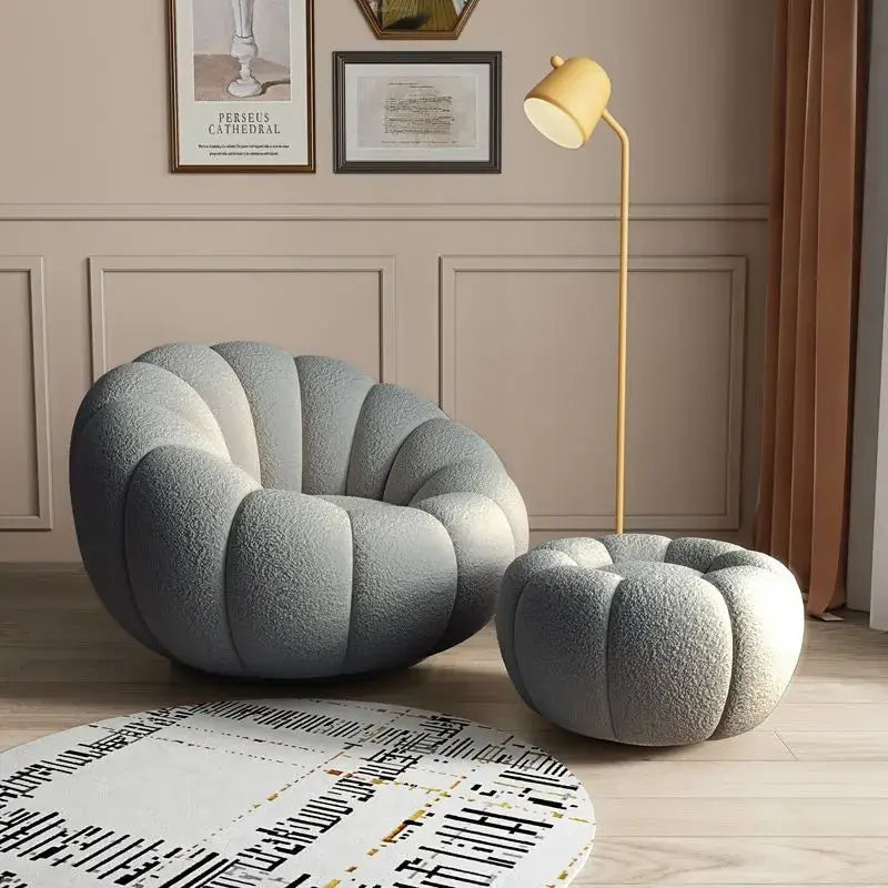 Min Chair - Grey + Stool - Chair