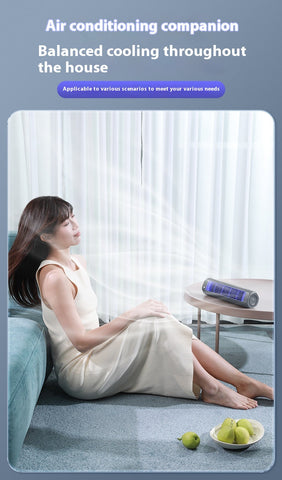 A sleek portable air cooler with purple led lights and usb charging for silent cooling in bedroom kitchen bathroom