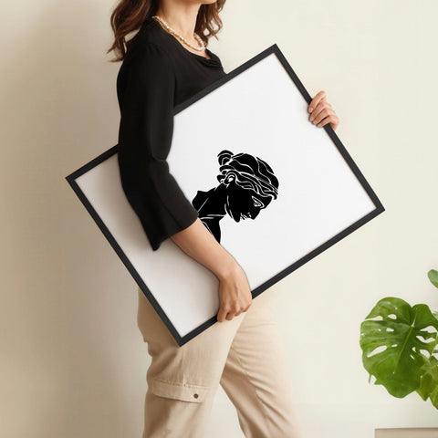 Minimalist Decor Bedroom | Set of 3 Sculpture Wall art Prints