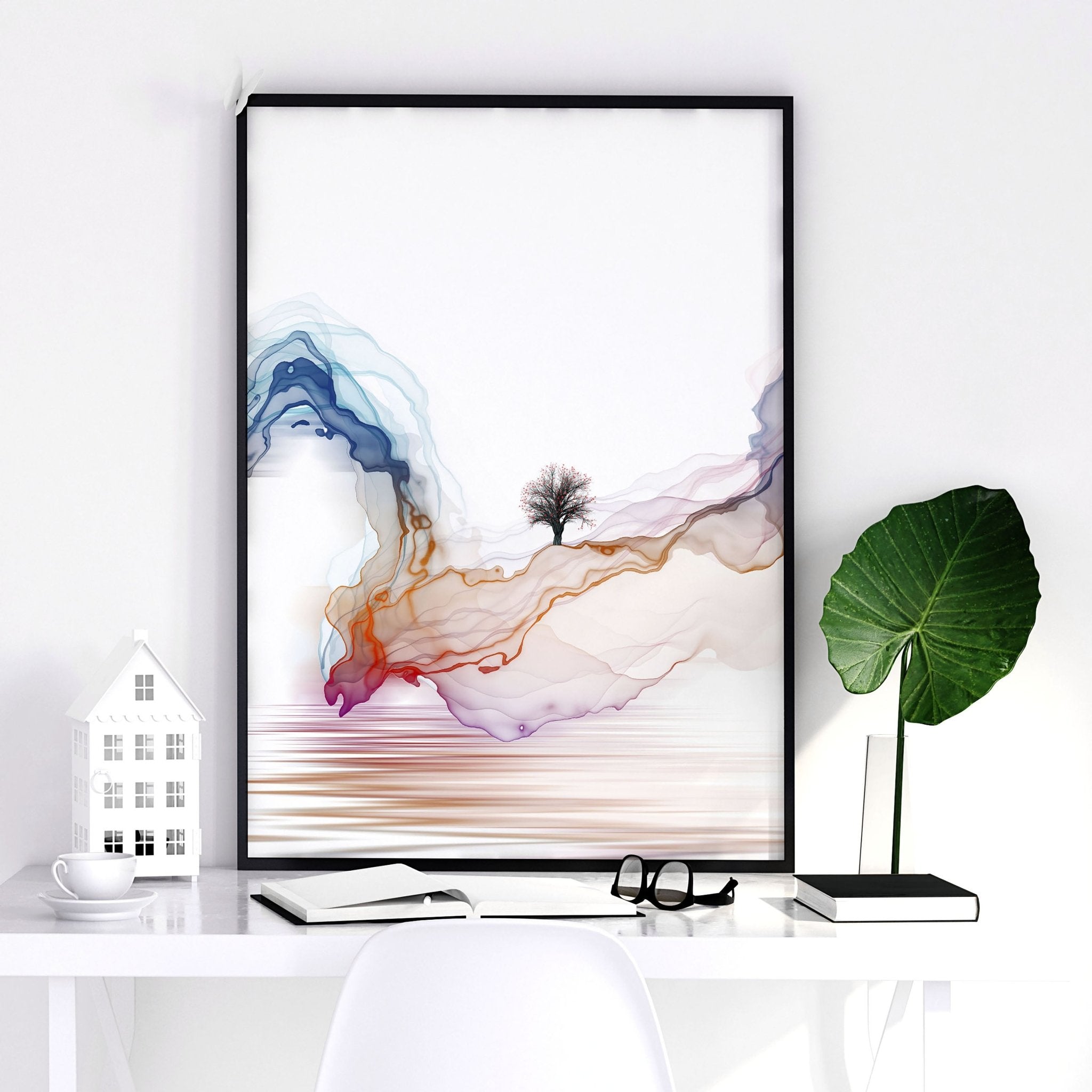 Minimal wall art | set of 3 Japanese wall art