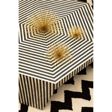 Mirano Set Of 3 Gold Finish Starburst Wall Decor