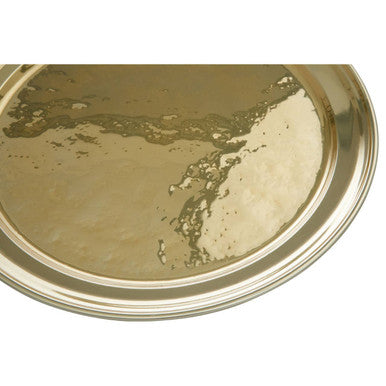 Miressa Small Serving Plate In Stainless Steel