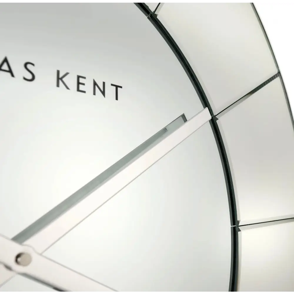 Mirrored Grand Round Clock - clock
