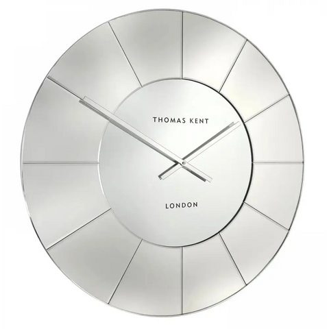 Mirrored Grand Round Clock - clock