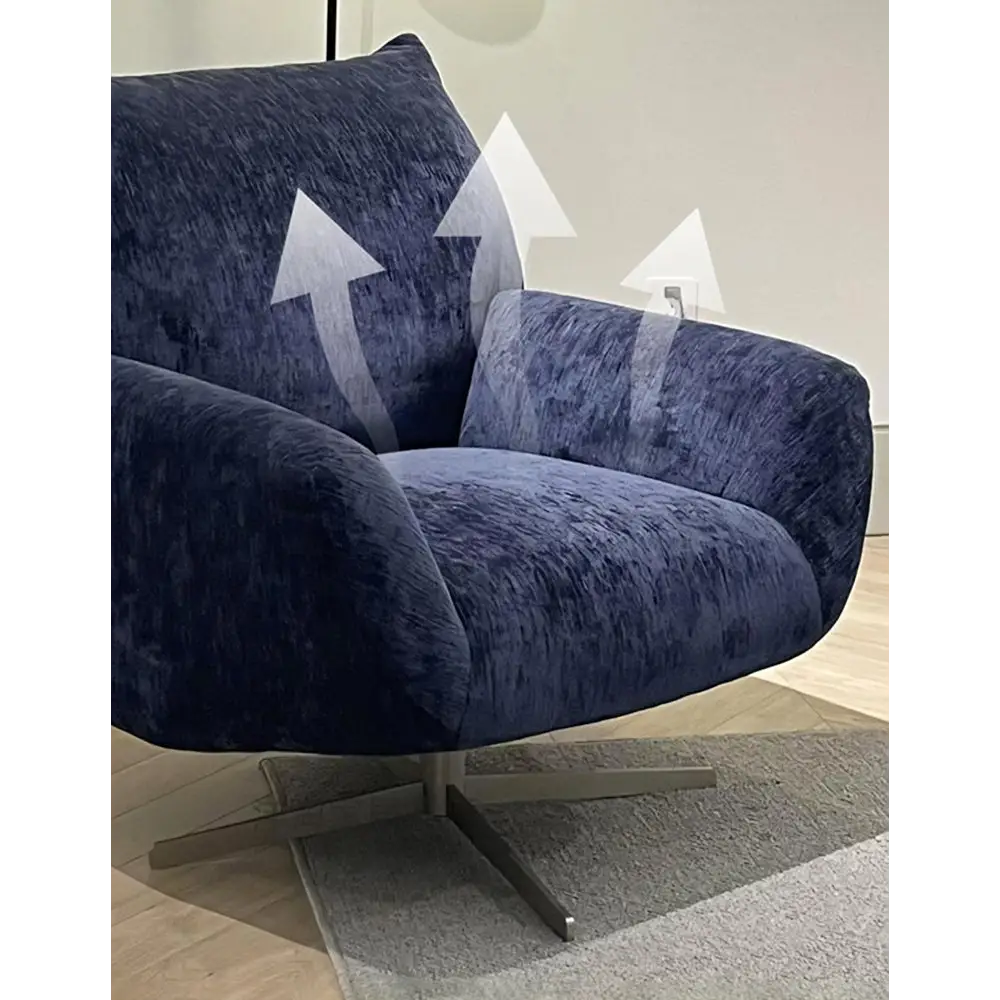 Mistry Swivel Armchair Accent Chair - Swivel Chair