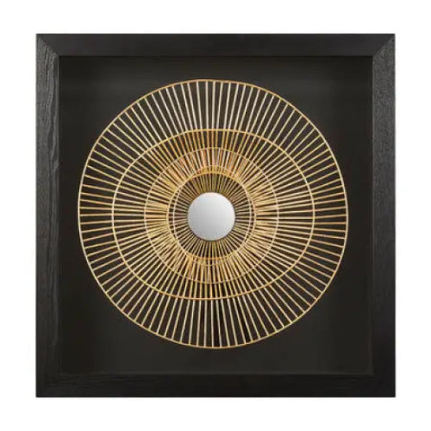 Modello Gold And Black Wall Art