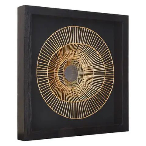 Modello Gold And Black Wall Art