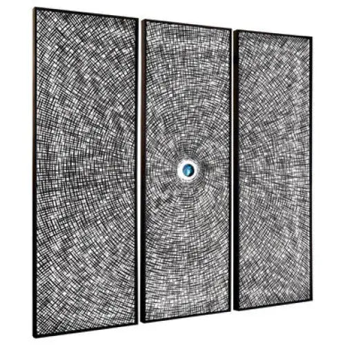 Modello Wood Carving And Circle Wall Art