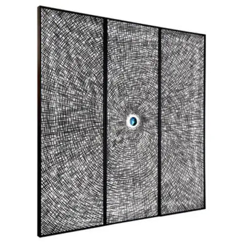 Modello Wood Carving And Circle Wall Art