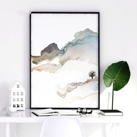 Modern home office ideas | set of 3 wall art prints