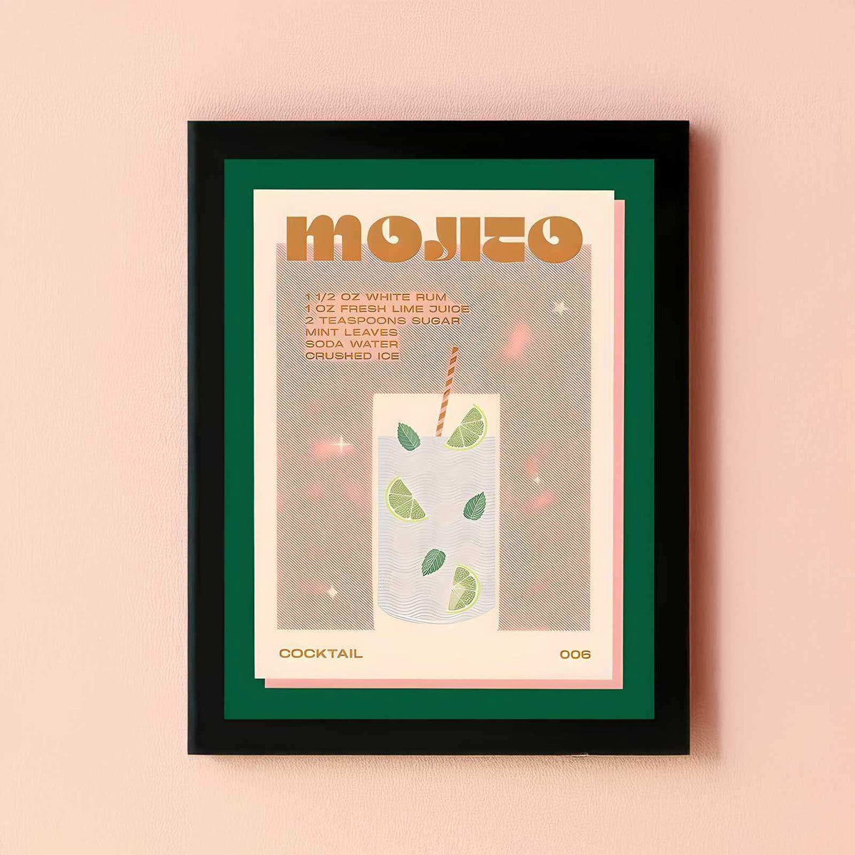 Mojito Cocktail Print