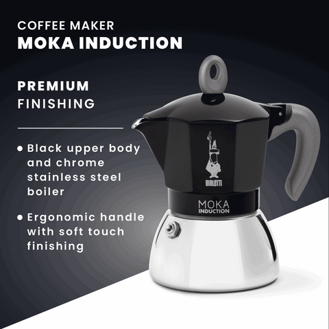 Bialetti Moka Induction Stovetop Coffee Maker